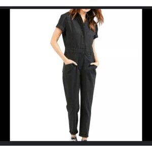 NWT Outerknown Black Jumpsuit Womens XS Utility One Piece